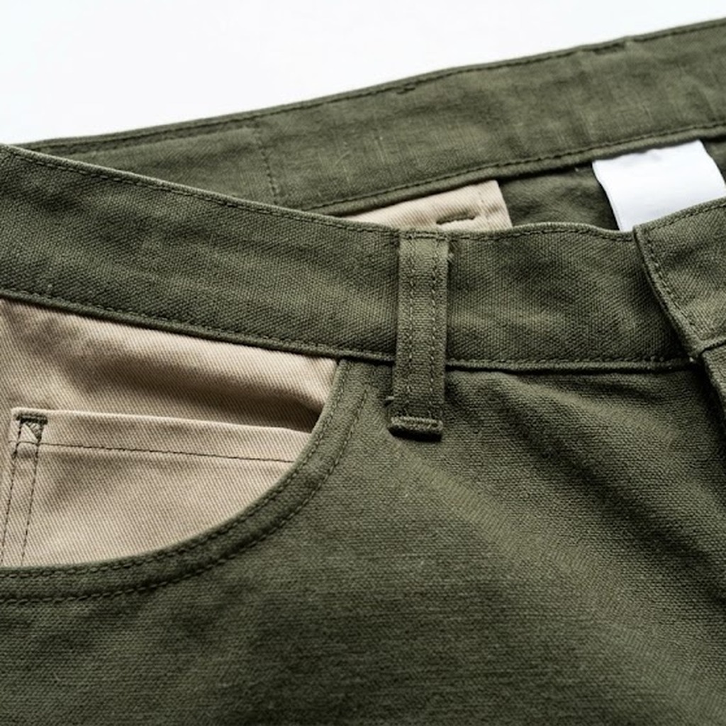 Brushed Corduroy Straight-Leg Pant 3
