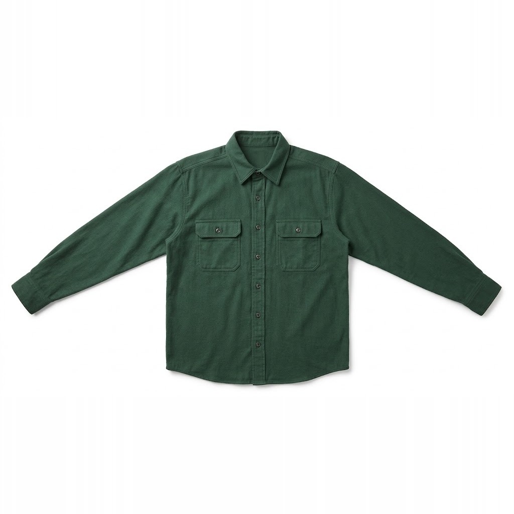Brushed Cotton Work Shirt