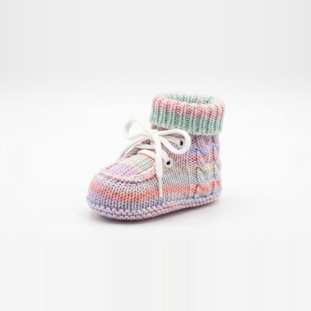 Cotton Booties & Sock Set