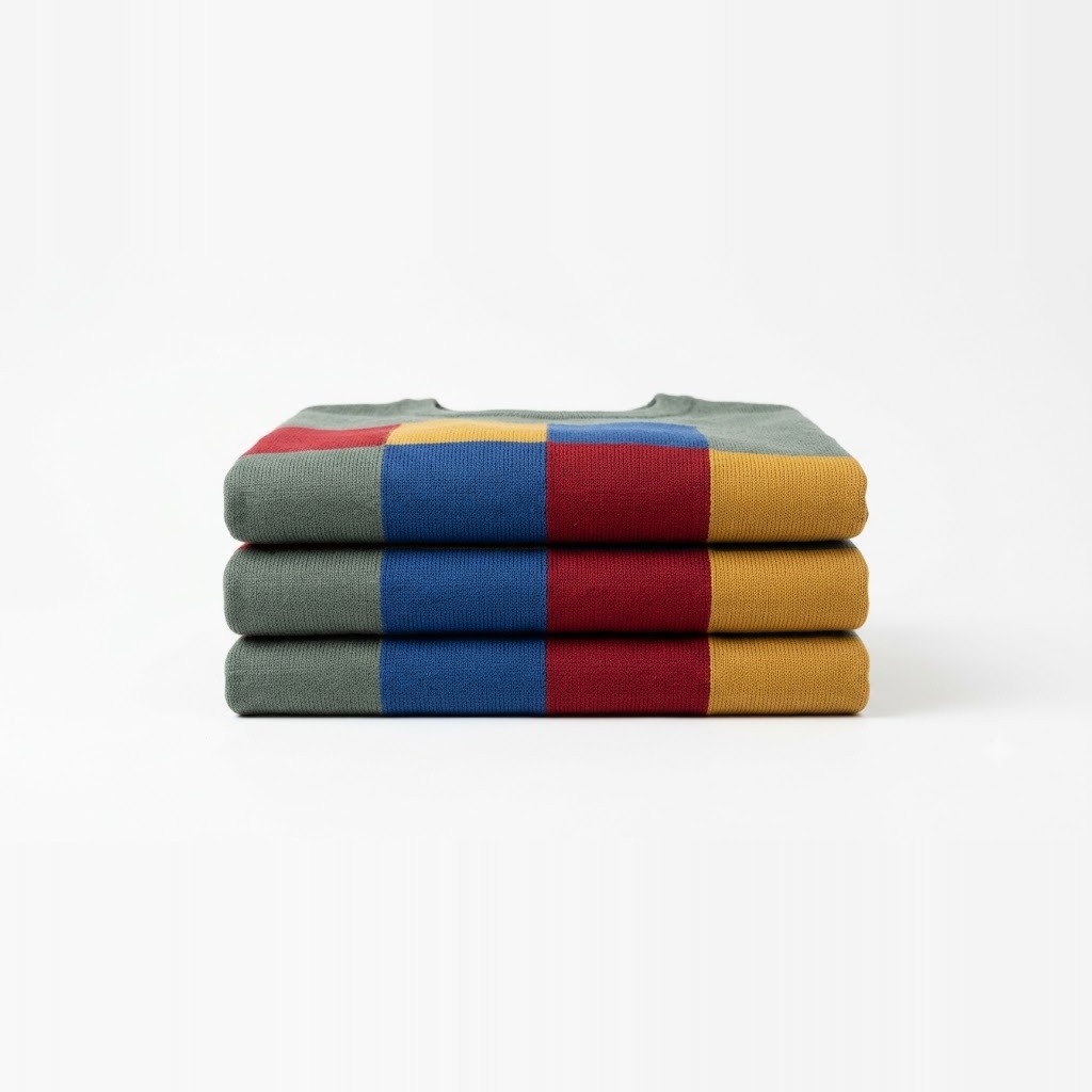 Garment-Dyed Slub Cotton V-Neck Tee 2