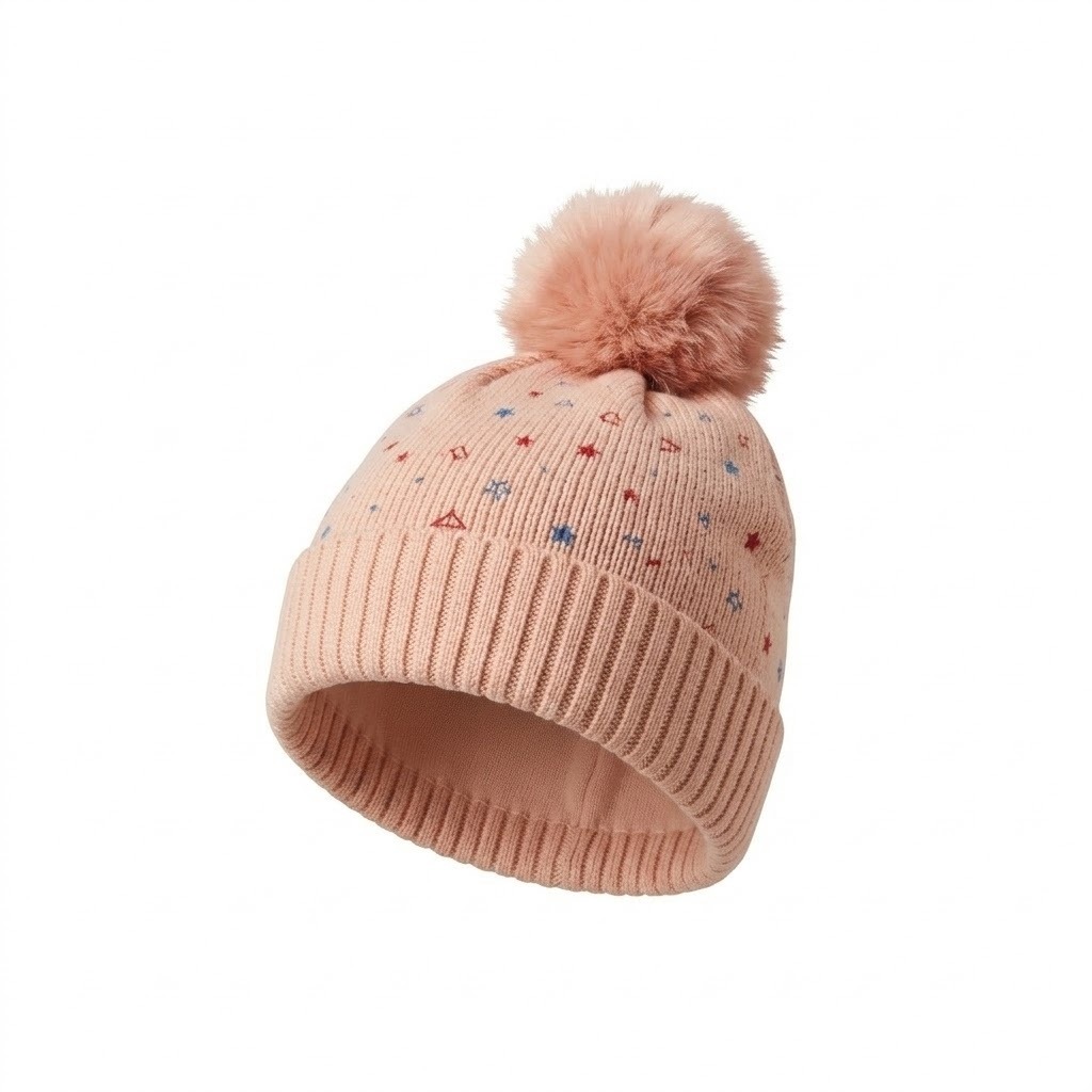 Pompom Knit Beanie 3