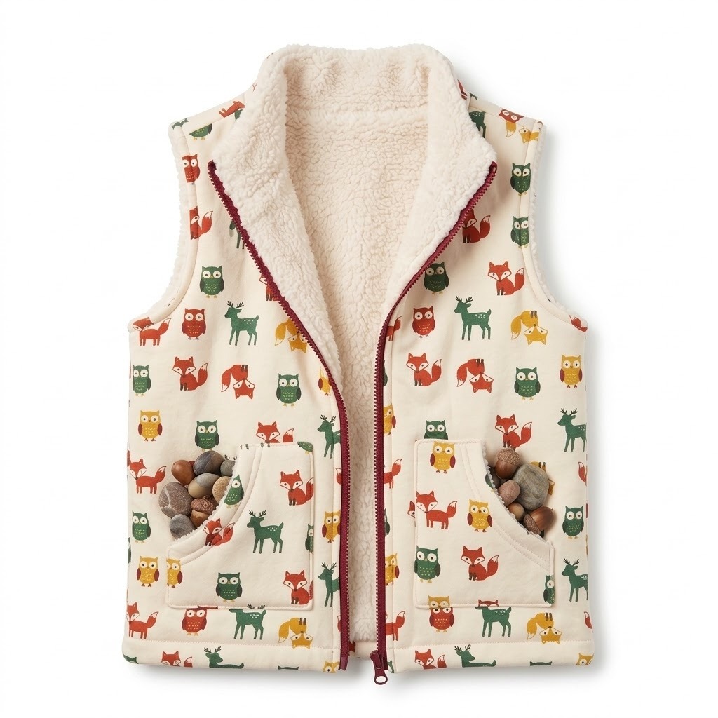 Sherpa-Lined Vest