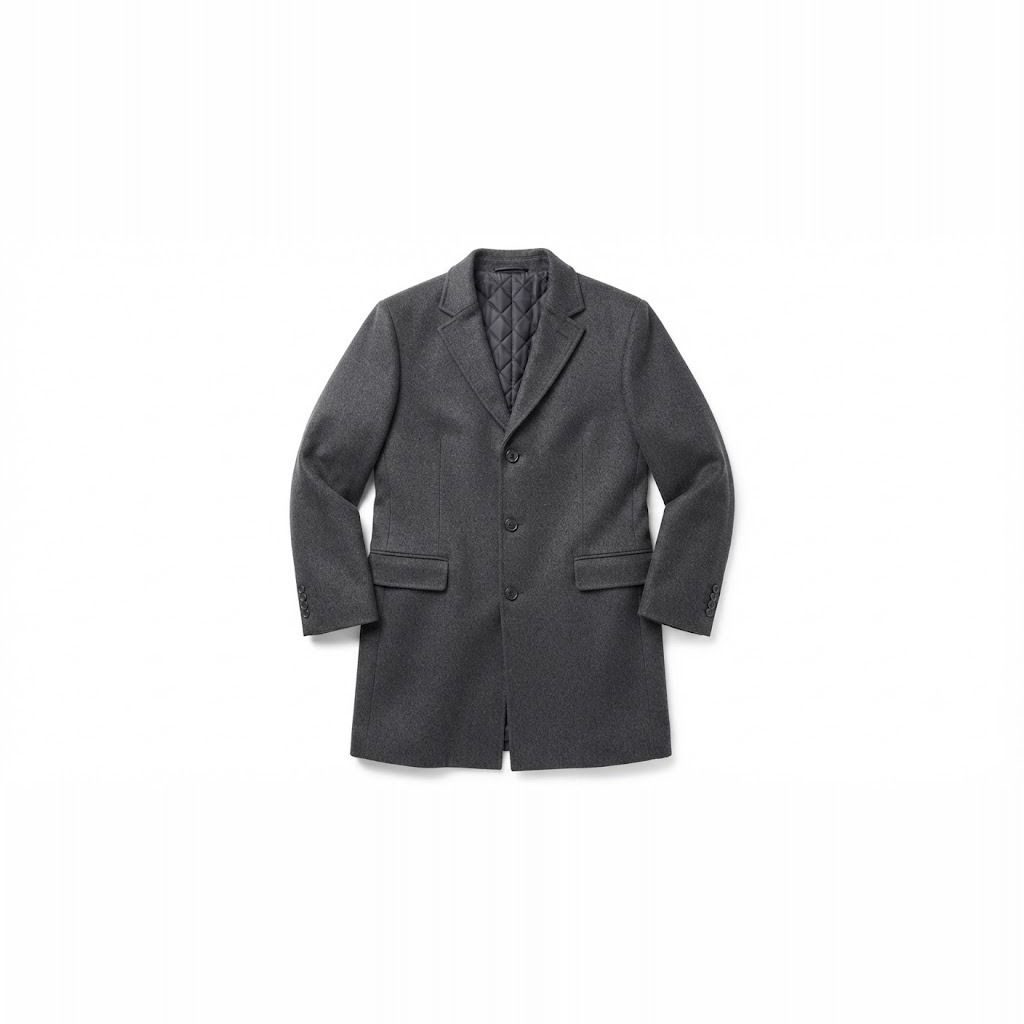 Wool-Blend Melton Topcoat